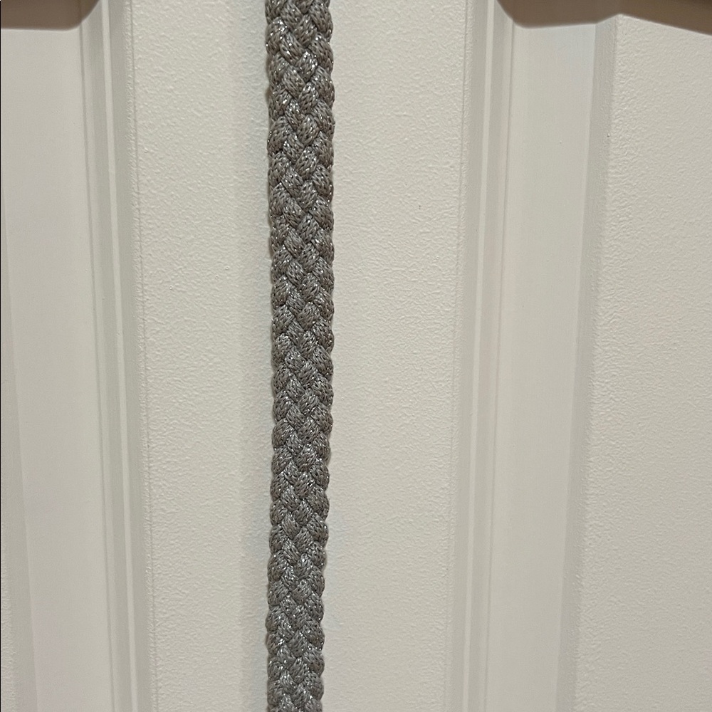 Woman’s, glittery, braided belt with bronze buckle. Can be adjusted anywhere. - Picture 3 of 4